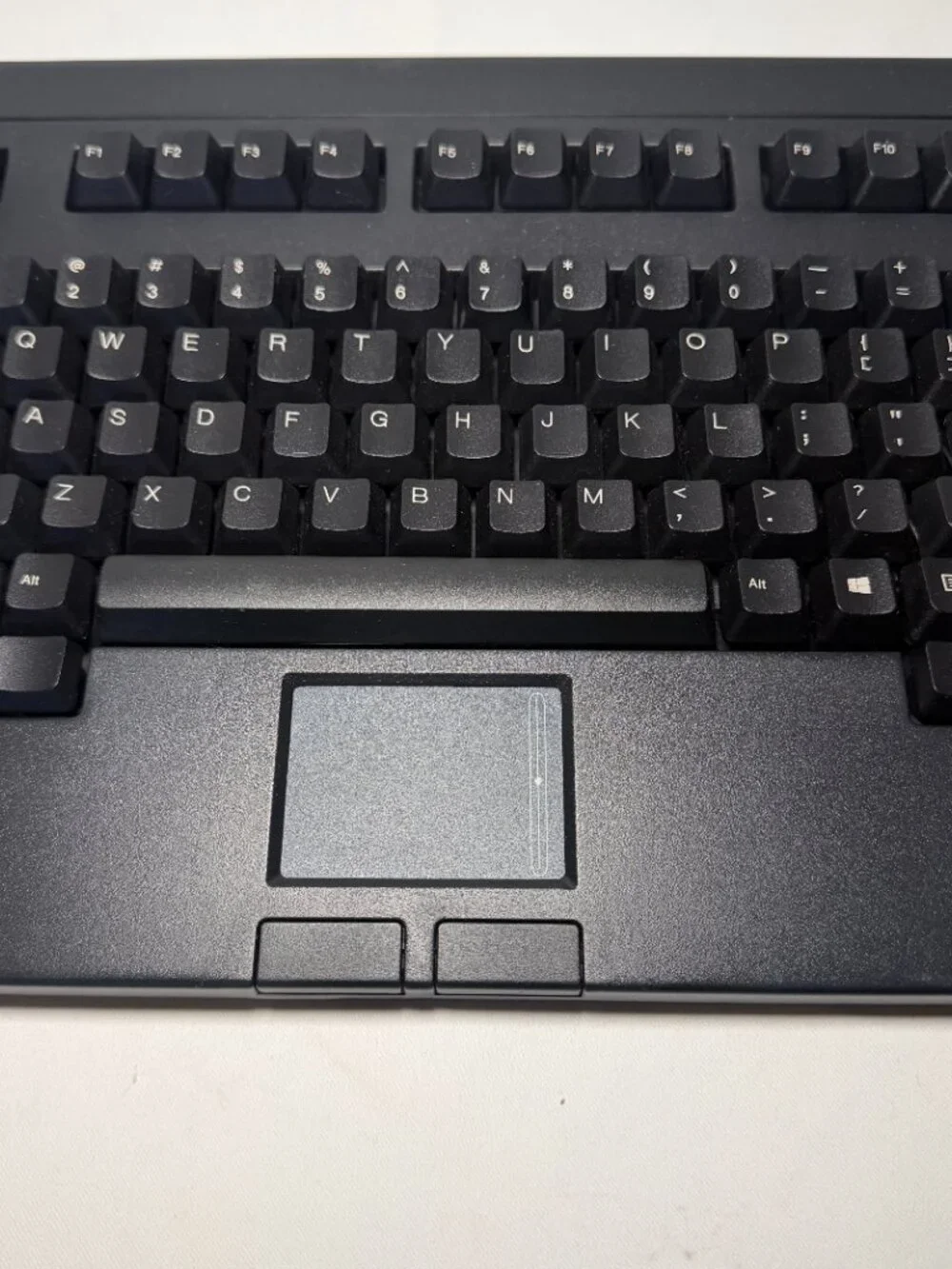 Adesso Easytouch 730 ACK-730PB Touchpad Keyboard w/USB Adapter Tested Working